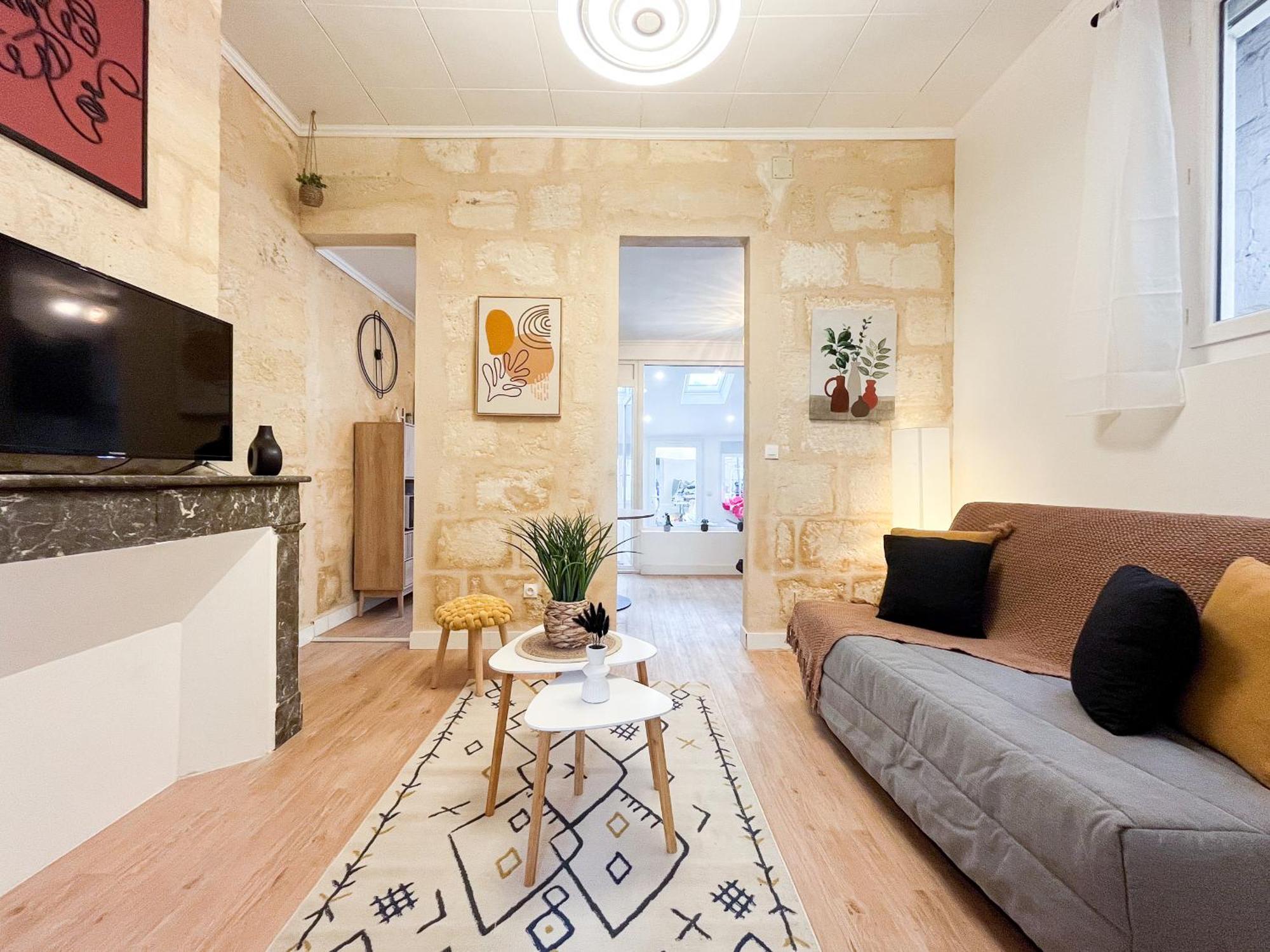 Echoppe Typique Avec Terrasse Villa Talence Bagian luar foto